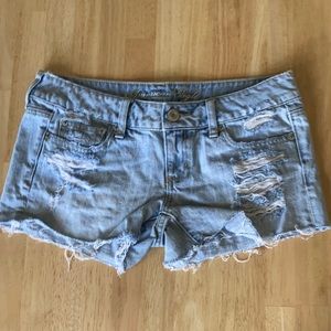 American Eagle distressed cutoff shorts